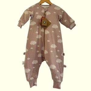 Kaiyo Baby Organic Cotton Sleep Suit 2.5 TOG Cloud Pink 18M-3T Sleep Bag NWT